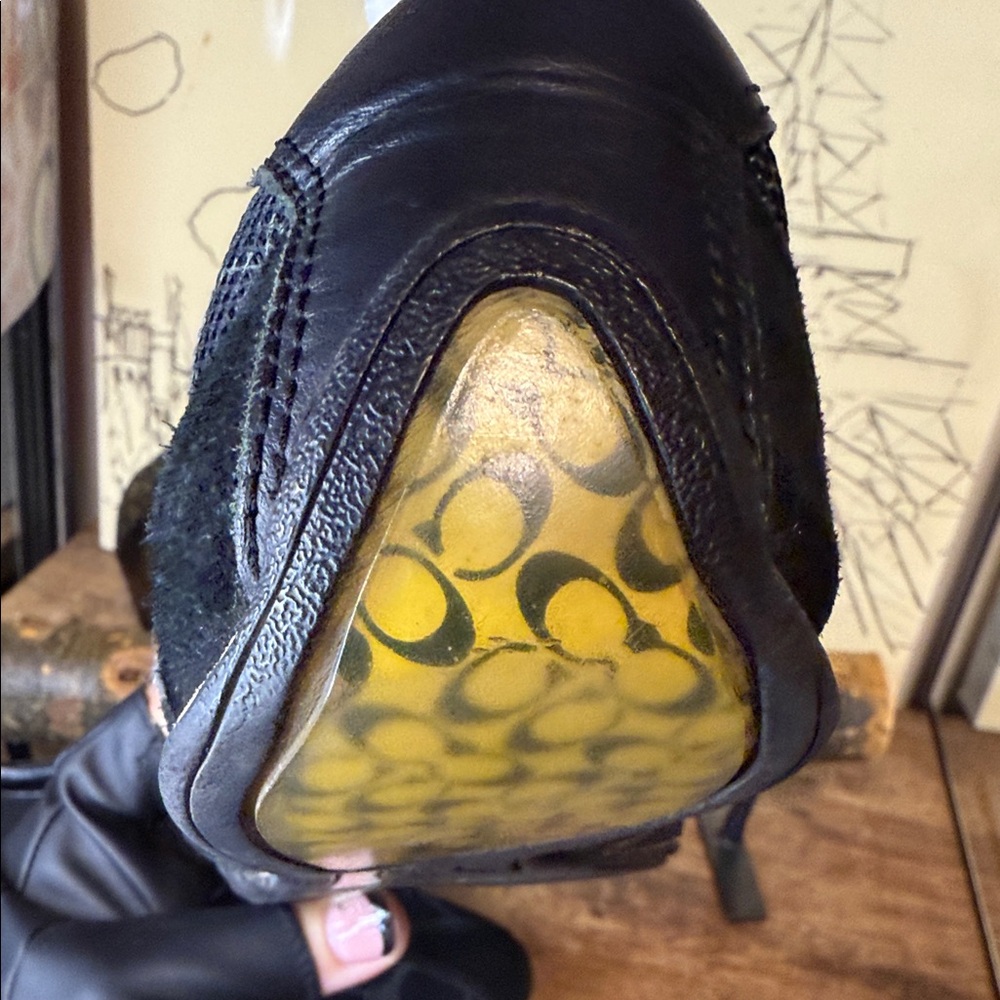 Coach Women's Black Mesh Sneakers - Picture 7 of 15